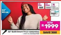 Game 32 QLED Smart TV (LT-32NQ3156A) offer