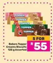 Game Bakers Topper Creams Biscuits offer