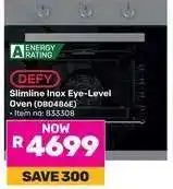 Game Defy Slimline Inox Eye-Level Oven offer
