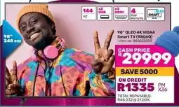 Game 98 QLED 4K VIDAA Smart TV (98Q6Q) offer