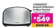 Game KENWOOD Accent Collection 2-Slice Toaster offer