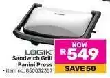 Game LÖGIK Sandwich Grill/Panini Press offer