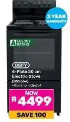 Game Defy 4-Plate 50 cm Electric Stove (DSS556) offer