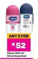 Game Sanex Roll-On 50 ml Assorted offer