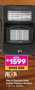 Game ALVA Gas & Electric Dual Indoor Heater (GH309) offer