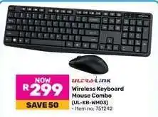 Game Ultralink Wireless Keyboard Mouse Combo offer