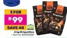 Game Camp Master 4 kg Briquettes offer