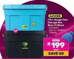 Game ADDIS 110 L Rough Tote Storage Box offer