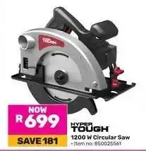 Game HYPER TOUGH 1200 W Circular Saw offer