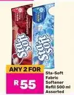 Game Sta Soft Fabric Softener Refill 500 ml Assorted offer