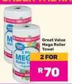 Game Great Value Mega Roller Towel offer