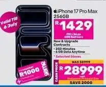 Game iPhone 17 Pro Max (256GB) offer