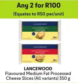 Makro Lancewood Flavoured Medium Fat Processed Cheese Slices offer