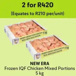 Makro New Era Frozen IQF Chicken Mixed Portions offer