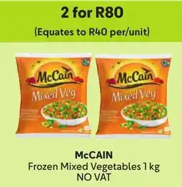 Makro Mccain Frozen Mixed Vegetables offer