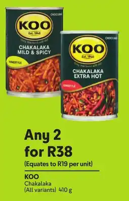 Makro Koo Chakalaka offer