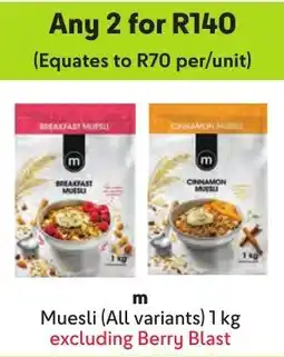 Makro m Muesli offer