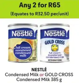 Makro Nestlé Condensed Milk or Gold Cross Condensed Milk offer