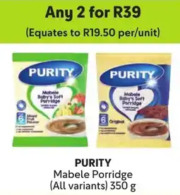 Makro Purity Mabele Porridge offer