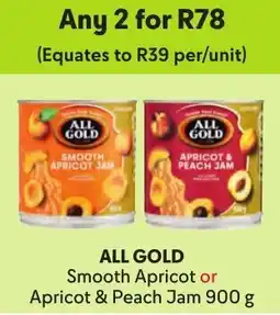 Makro All Gold Smooth Apricot or Apricot & Peach Jam offer