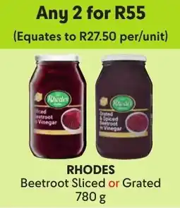 Makro Rhodes Beetroot Sliced or Grated offer