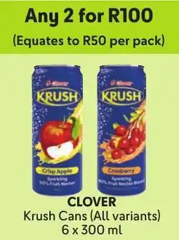 Makro Clover Krush Cans offer
