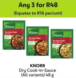 Makro Knorr Dry Cook-in-Sauce offer