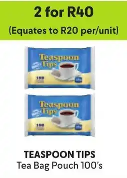 Makro Teaspoon Tips Tea Bag Pouch offer