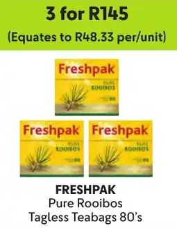 Makro Freshpak Pure Rooibos Tagless Teabags offer
