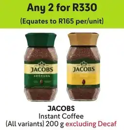 Makro Jacobs Instant Coffee offer