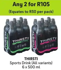 Makro Thirsti Sports Drink offer