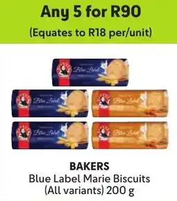 Makro Bakers Blue Label Marie Biscuits offer