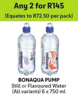 Makro Bonaqua Pump Still or Flavoured Water offer