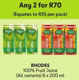 Makro Rhodes 100% Fruit Juice offer