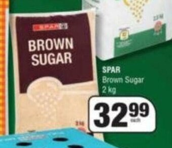 Spar Spar Brown Sugar 2kg offer