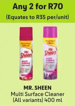 Makro Mr. Sheen Multi Surface Cleaner offer
