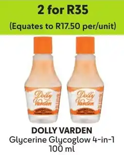 Makro Dolly Varden Glycerine Glycoglow 4-in-1 offer