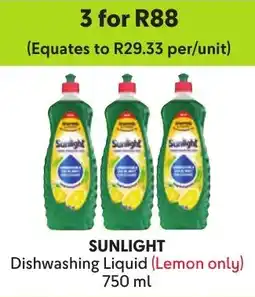 Makro Sunlight Dishwashing Liquid offer