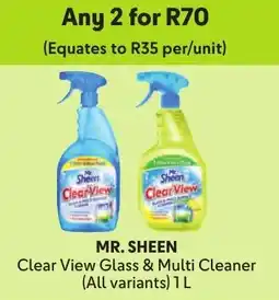 Makro Mr. Sheen Clear View Glass & Multi Cleaner offer