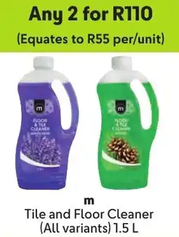 Makro m Tile and Floor Cleaner offer