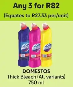 Makro Domestos Thick Bleach offer