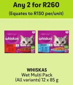 Makro Whiskas Wet Multi Pack offer