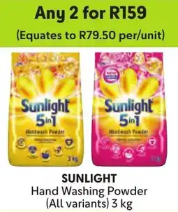 Makro Sunlight Hand Washing Powder offer