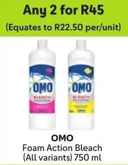 Makro Omo Foam Action Bleach offer
