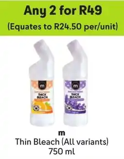 Makro m Thin Bleach offer