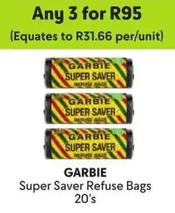 Makro Garbie Super Saver Refuse Bags offer