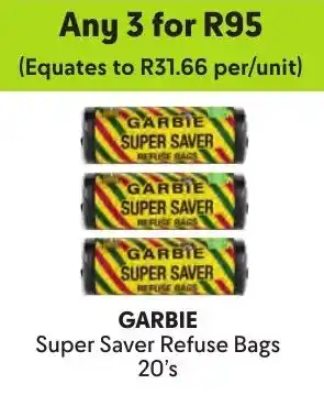 Makro Garbie Super Saver Refuse Bags offer