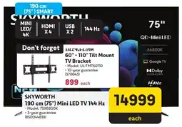 Makro Skyworth 190 cm 75" Mini LED TV 144 Hz offer