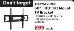Makro Ultra-link 60"-110" Tilt Mount TV Bracket offer