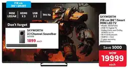 Makro Skyworth 218 cm 86" Smart Mini LED TV offer